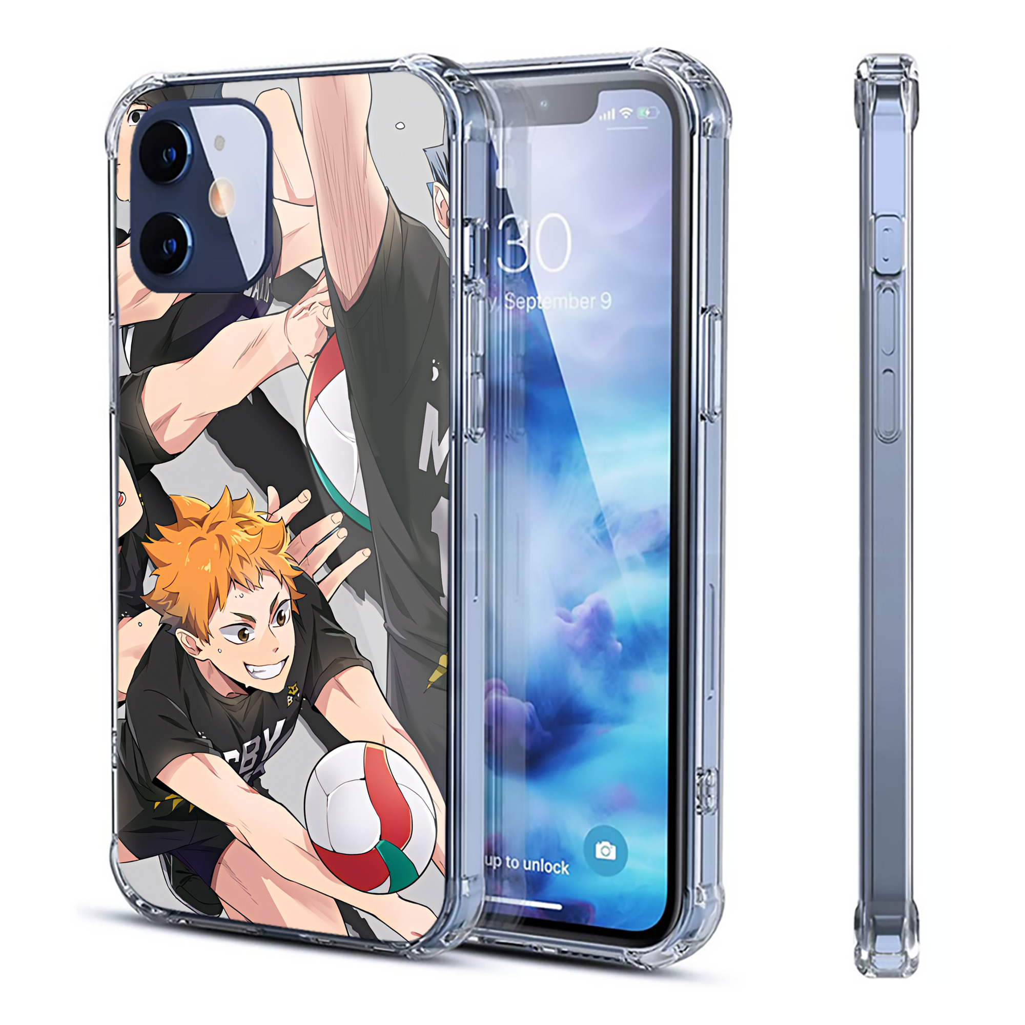 （画像用） ハイキュー!! Haikyu!! 【iPhone 12シリーズ対応】透明スマホケース（クリアソフトケース）